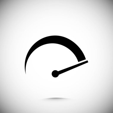 hız göstergesi düz simgesi