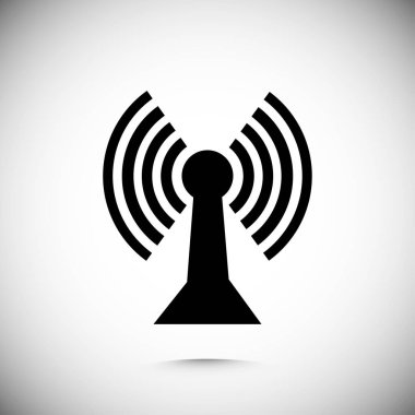 Comunication düz simgesi