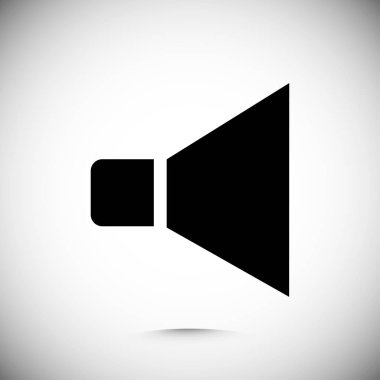 düz hoparlör simgesi