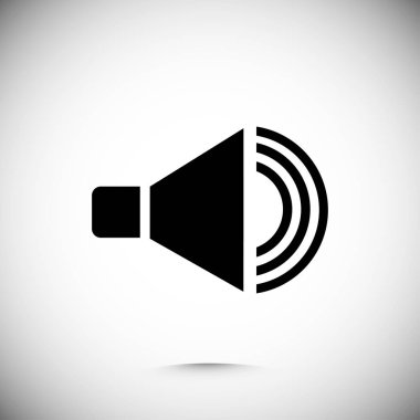 düz hoparlör simgesi