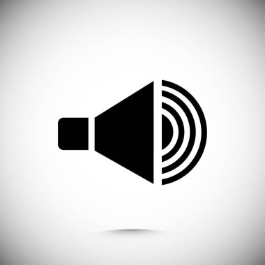 düz hoparlör simgesi