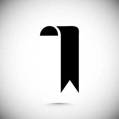 Kurdele düz simgesi