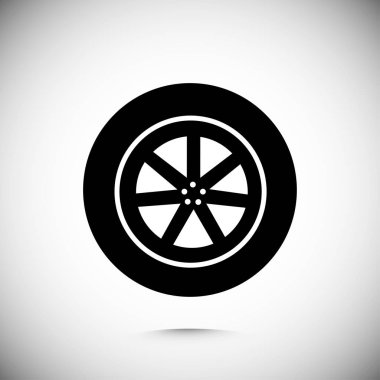 Direksiyonu düz simgesi