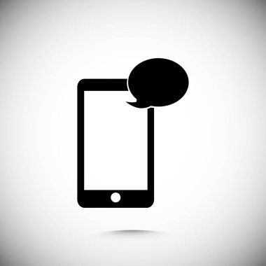 Cep telefonu sms simgesi