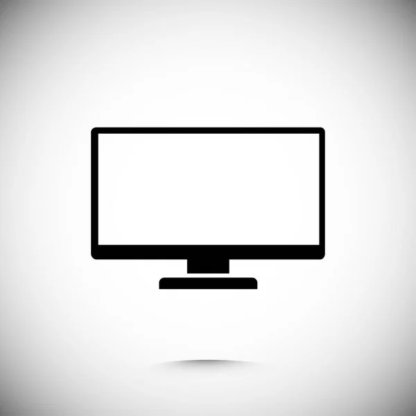 TV plat pictogram — Stockvector