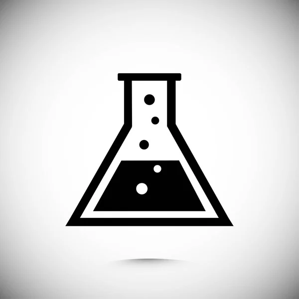 Ícone de frasco de laboratório —  Vetores de Stock