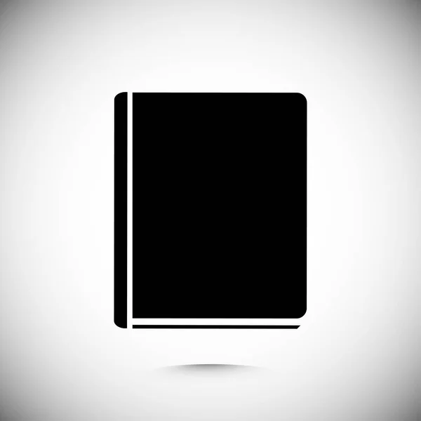 Ikona prázdné knihy — Stockový vektor