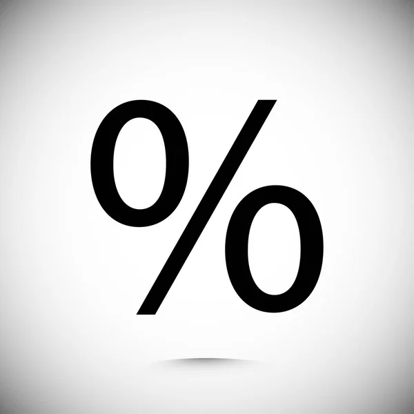 Ícone web percentual — Vetor de Stock