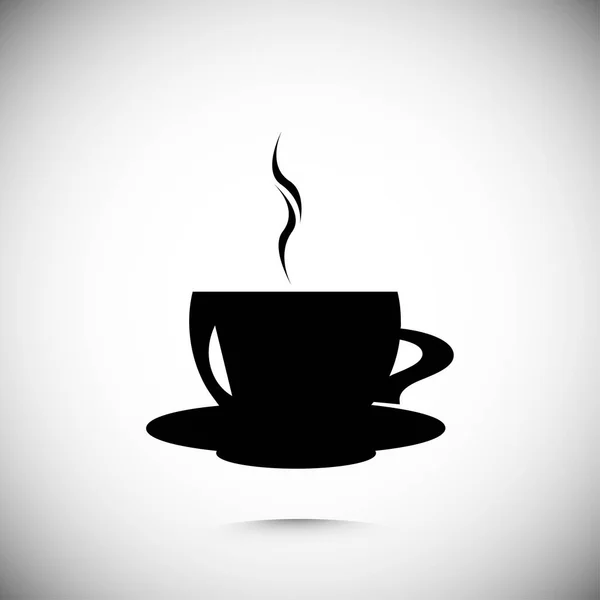 Bir fincan kahve ikonu — Stok Vektör