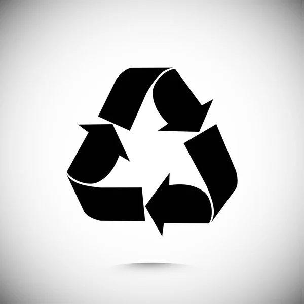 Recycle teken pictogram — Stockvector