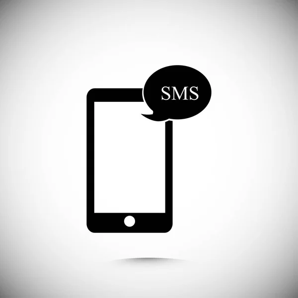 Піктограма SMS мобільного телефону — стоковий вектор