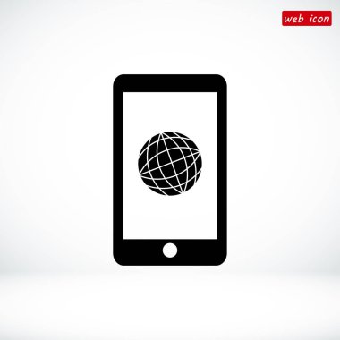 Internet simgesini ile Smartphone