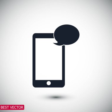 Cep telefonu sms simgesi