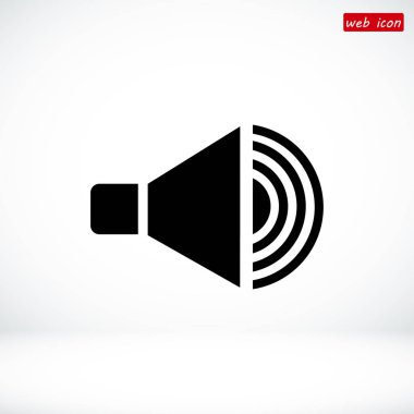 düz hoparlör simgesi