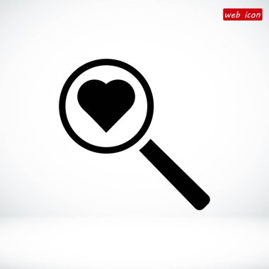kalp arama simgesi