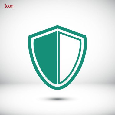 Kalkan basit simgesi