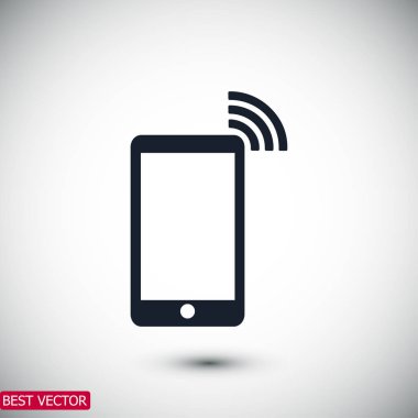 Telefon Düz Simgesi