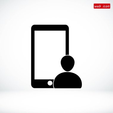 ilgili kişi telefon simgesi