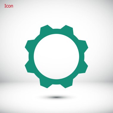 Dişli basit simgesini