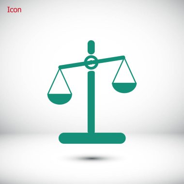 düz ölçek simgesi