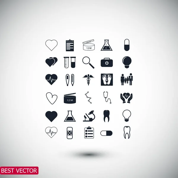 Medical icons set — Stock Vector