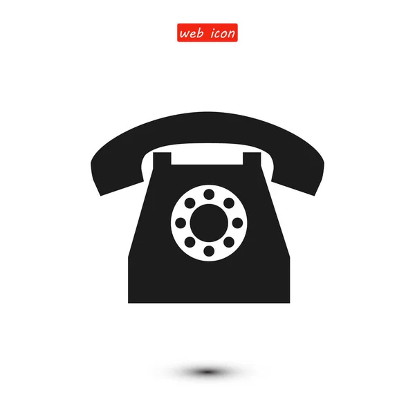 Icona del telefono semplice — Vettoriale Stock