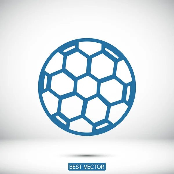 Icône de ballon de football — Image vectorielle