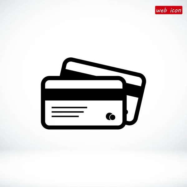 Ikona kreditních karet — Stockový vektor