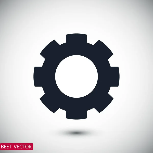 Simple gear icon — Stock Vector
