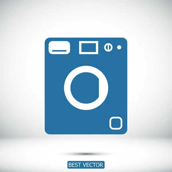 Pictogram wasmachine — Stockvector