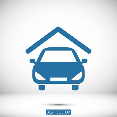 arabanın altında çatı simgesi