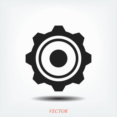 Dişli basit simgesini