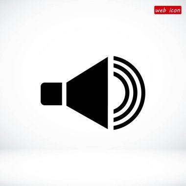 düz hoparlör simgesi