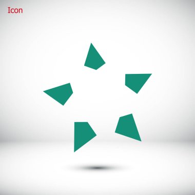 Yıldız Düz Simgesi