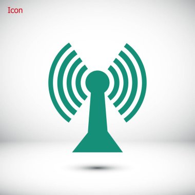 Comunication düz simgesi