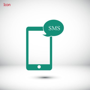 Cep telefonu sms simgesi