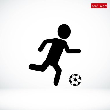 Futbol oyuncu siluet