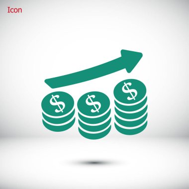 Para büyüme simgesi