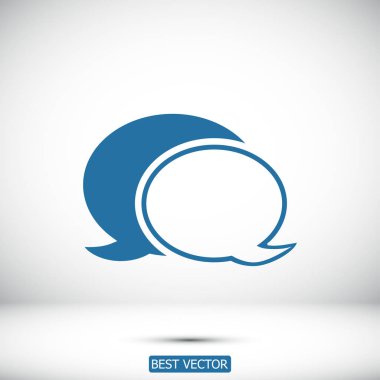 Sohbet basit simgesi