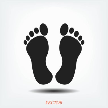 basit ayak simgesi