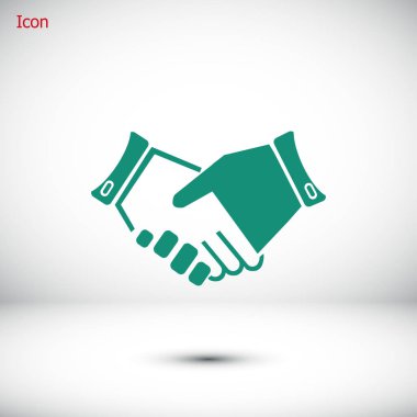 El sıkışma basit simgesi