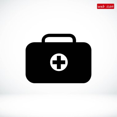 ilk yardım çantası simgesini