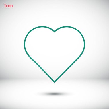 Kalp çizgisi simgesi