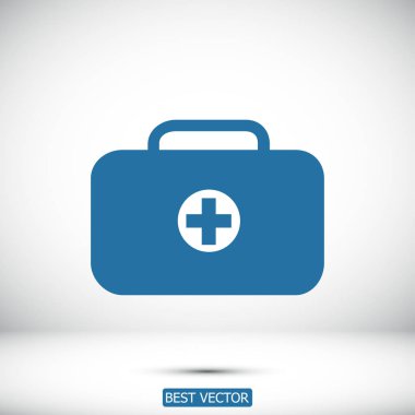 ilk yardım çantası simgesini