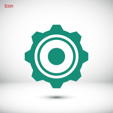 Dişli basit simgesini