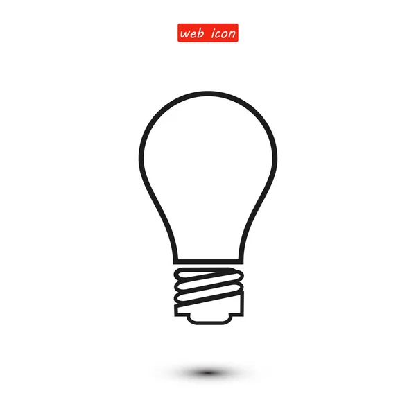 Ícone da lâmpada —  Vetores de Stock