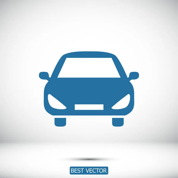 Autó egyszerű ikon — Stock Vector