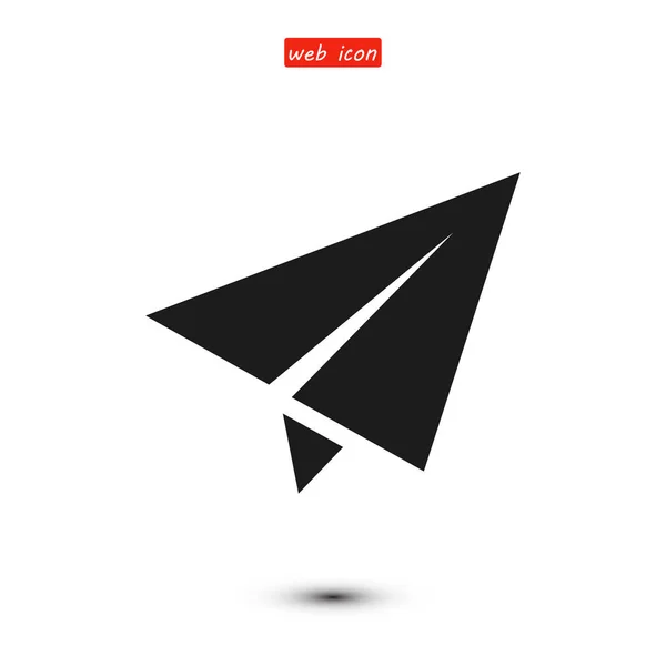 Paper plane icon — Stock Vector