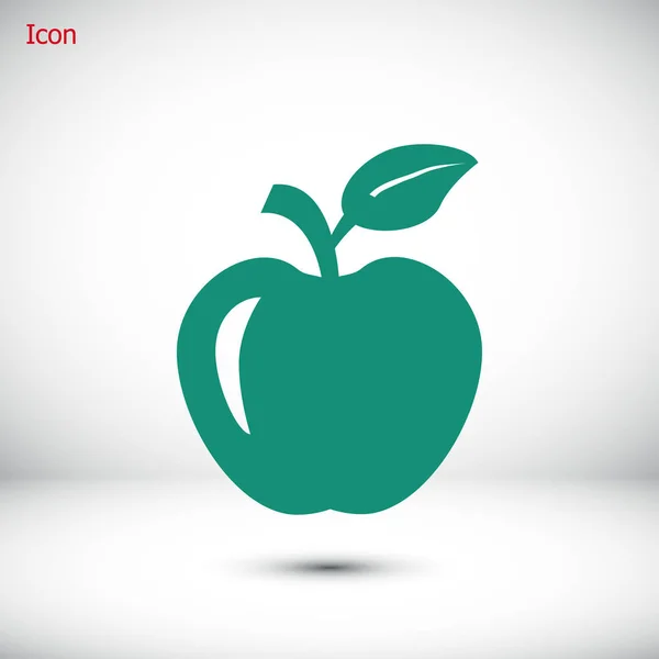 Apple einfaches Symbol — Stockvektor