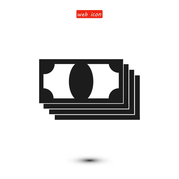 Dinero icono simple — Vector de stock